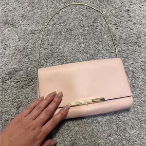 kate spade Blush Pink Leather Chain Shoulder Bag